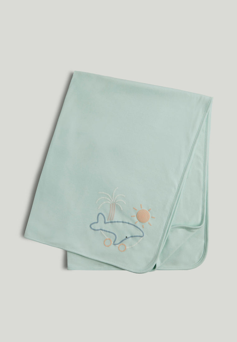 Mothercare Mint Cotton Shawl