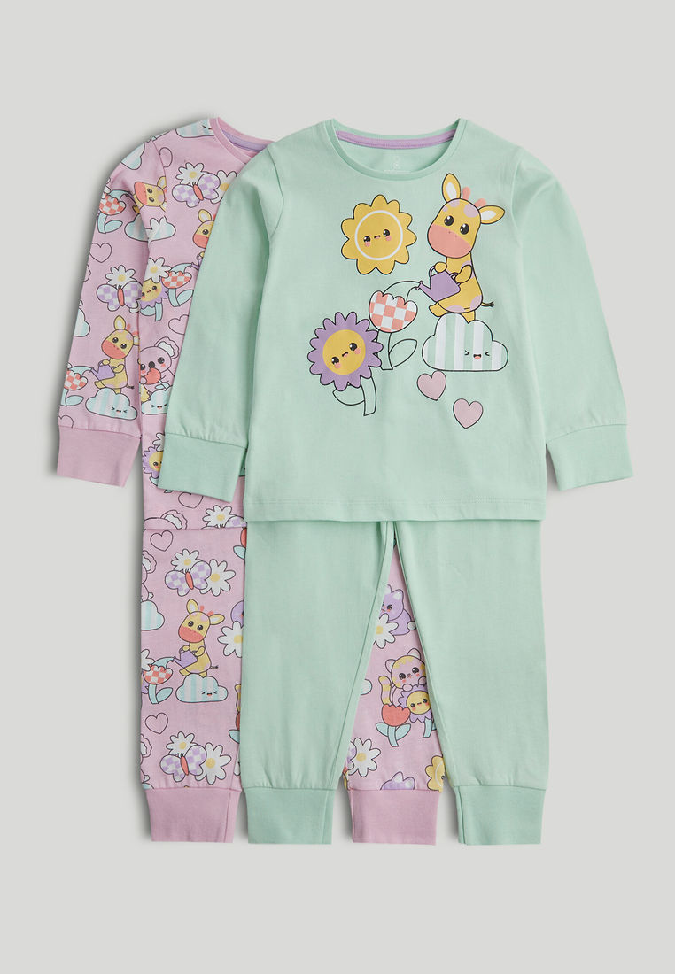 Mothercare Animals Pyjamas - 2 Pack