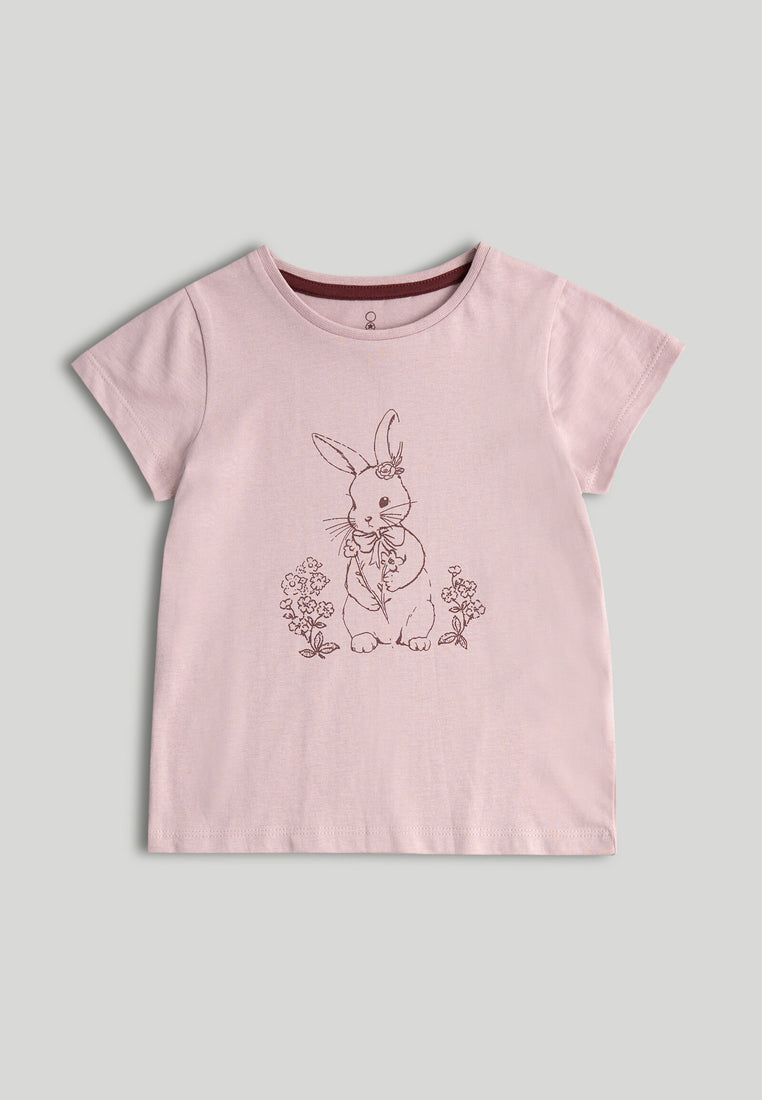 Mothercare Pink Bunny T-Shirt