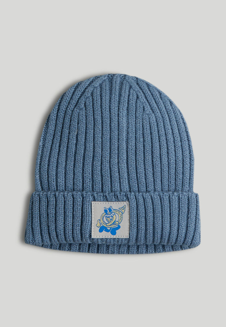 Mothercare Blue Knitted Beanie Hat