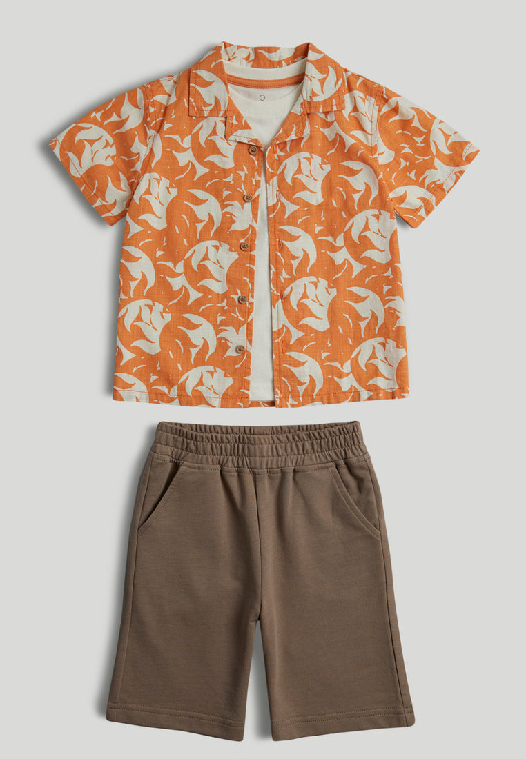 Mothercare Shirt, Shorts and Shorts Outfit