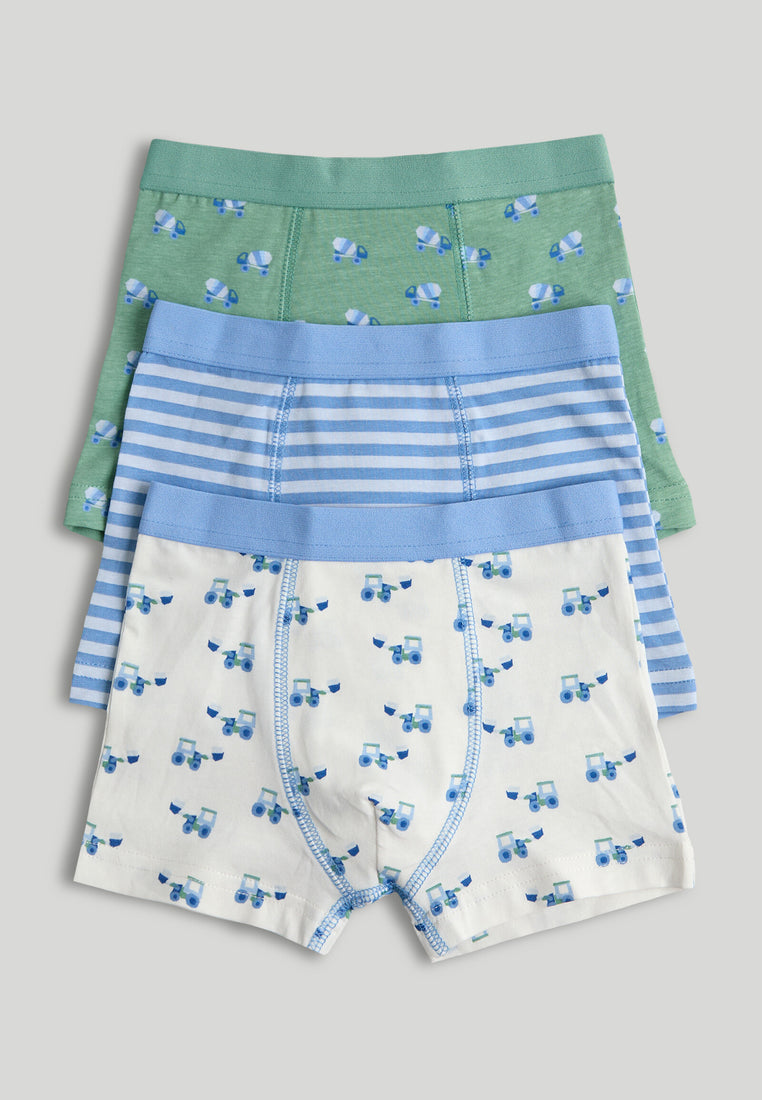 Mothercare 3 Pack Truck Trunk Briefs