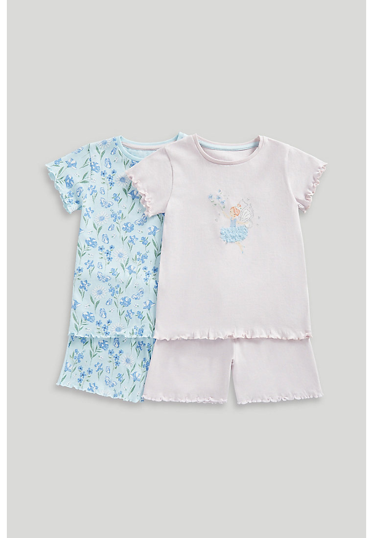 Mothercare Fairy Short Pyjamas - 2 Pack