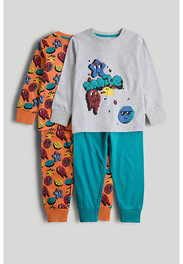 Mothercare 2 Pack Pixel Pyjamas