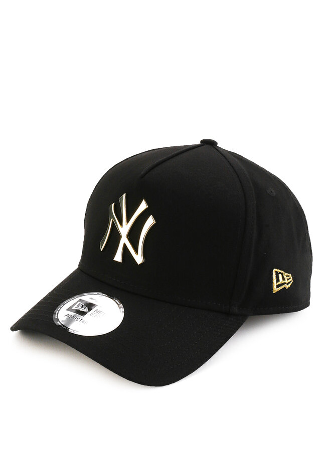 NEW ERA 9FortyAf MLB Matel Badge Gld New York Yankees