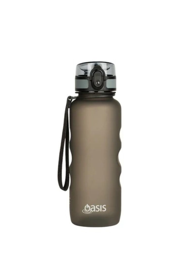Oasis Oasis Tritan Sports Bottle with Handle Strap 750ML - Graphite