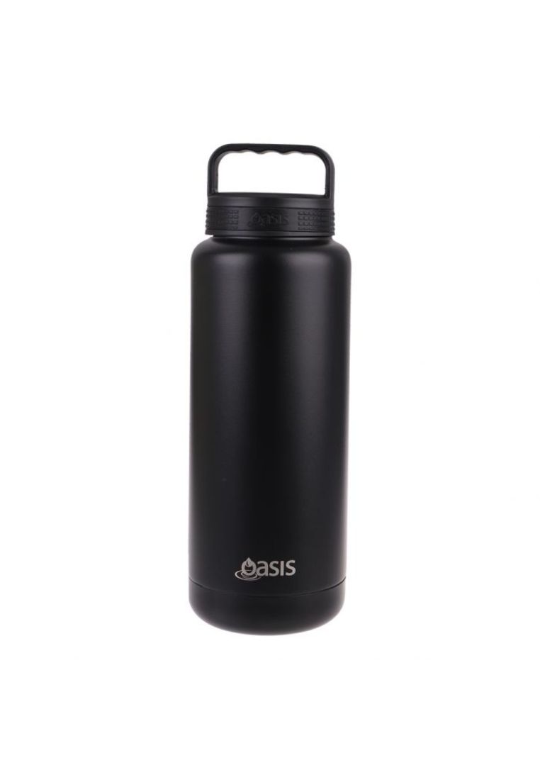 Oasis Oasis Stainless Steel Insulated Titan Water Bottle 1.2L - Black