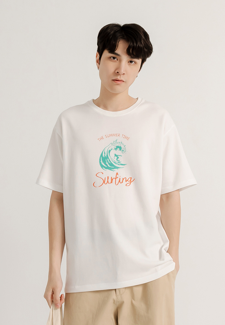 OBSTYLE Quick-Dry Dropped-Shoulder Surf Tee [JA0005]