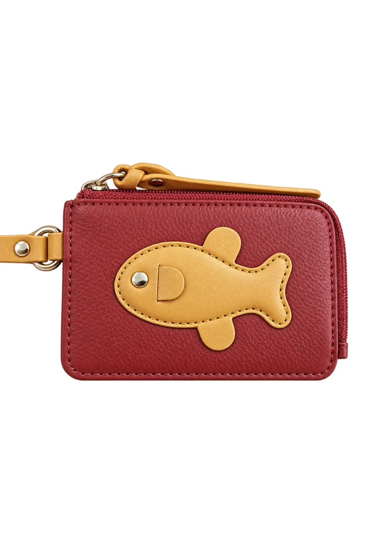 Oxhide Leather Fish Bag Charm / Coin Pouch/CHM-FISH