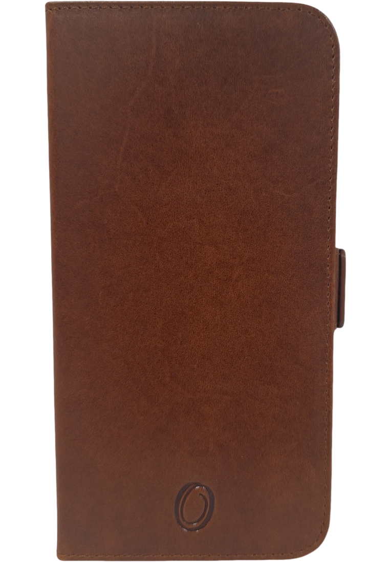 Oxhide iPhone Leather Case -iPhone 16 PRO MAX Cover-iPhone Cover Card Holder- TAN