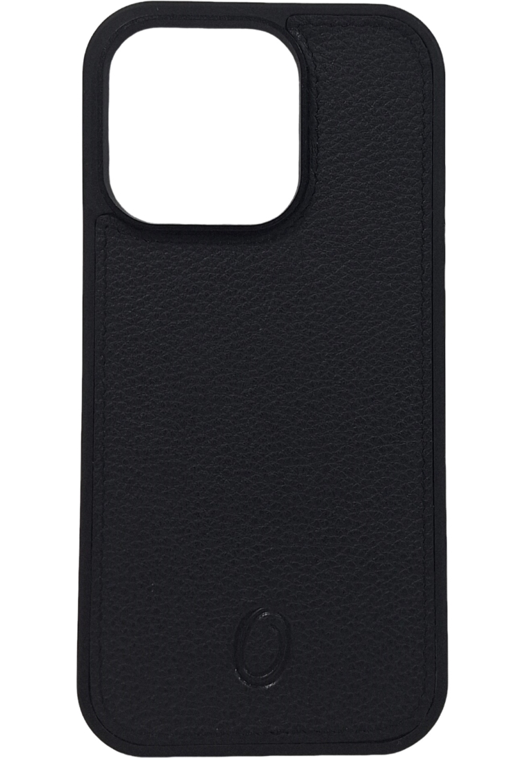Oxhide iPhone Leather Case -iPhone 16 Cover-BLACK