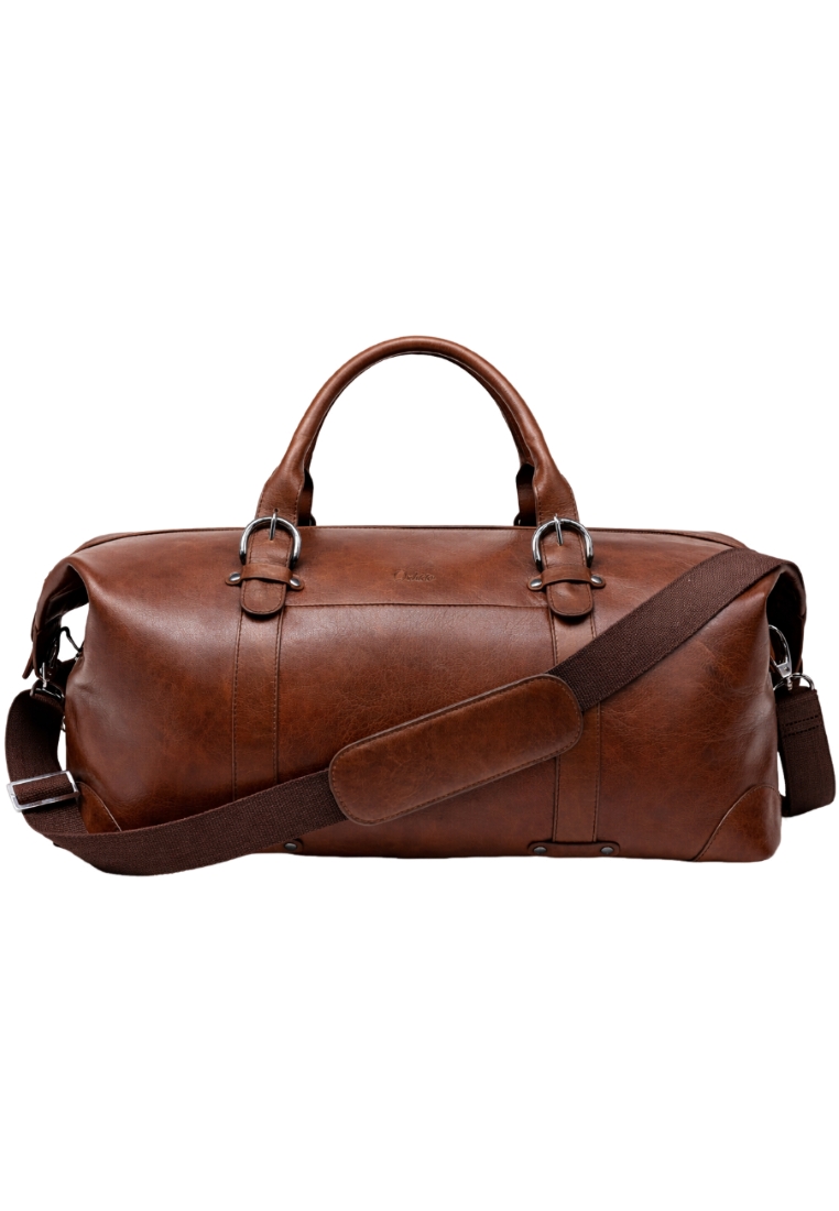 Oxhide Leather Duffle Bag -Weekender / Gym Bag -Vintage Leather Travel Bag - Flight cabin Bag - Oxhi