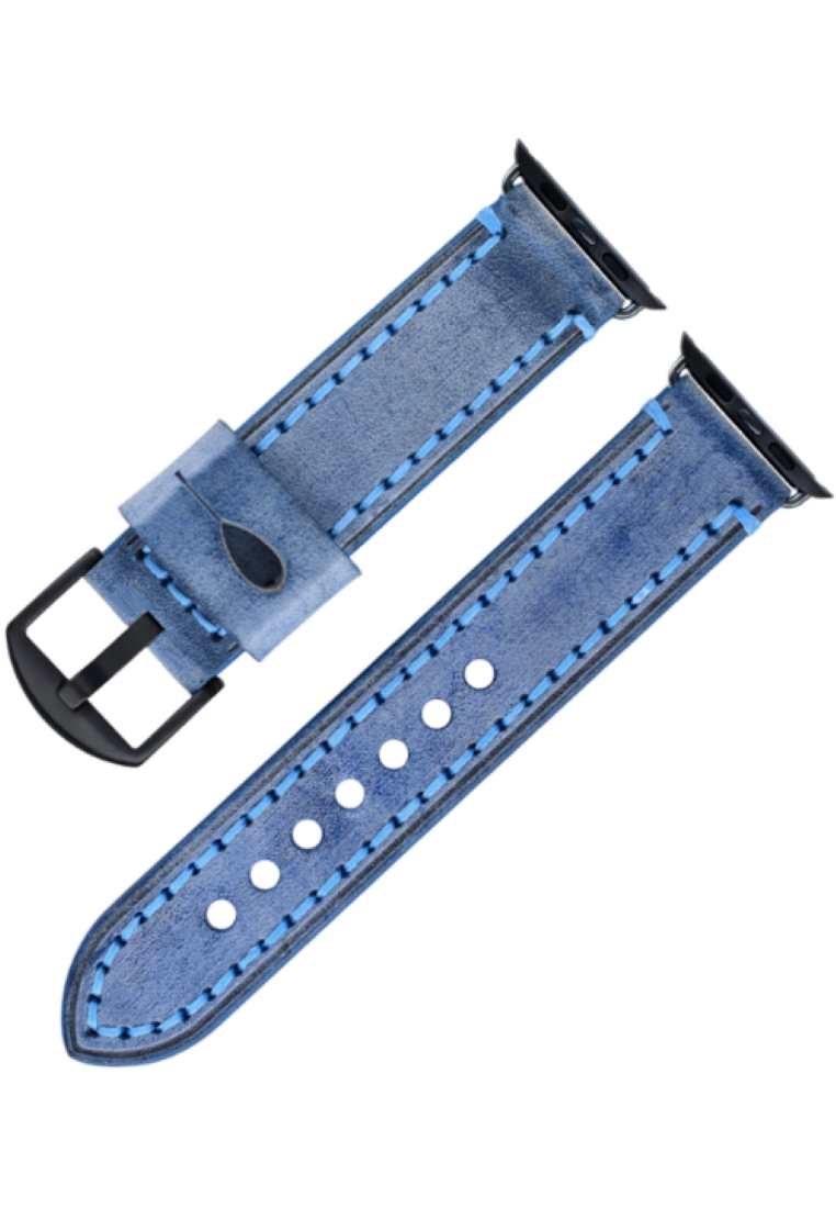 Oxhide Leather Apple watch strap- Apple watch strap leather -Blue  OXHIDE