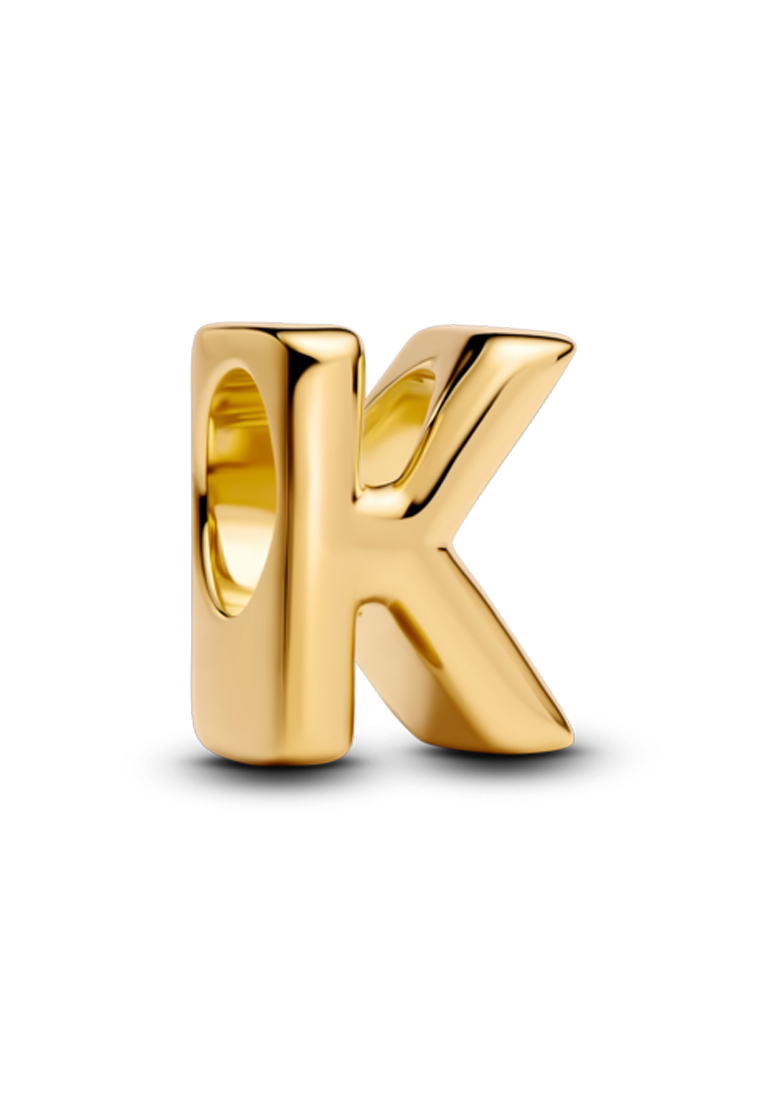 PANDORA Pandora 14K Gold Plated Alphabet Charm (K)