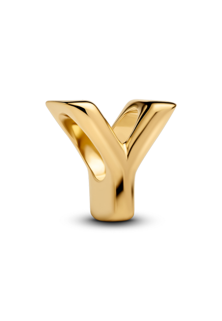 PANDORA Pandora 14K Gold Plated Alphabet Charm (Y)
