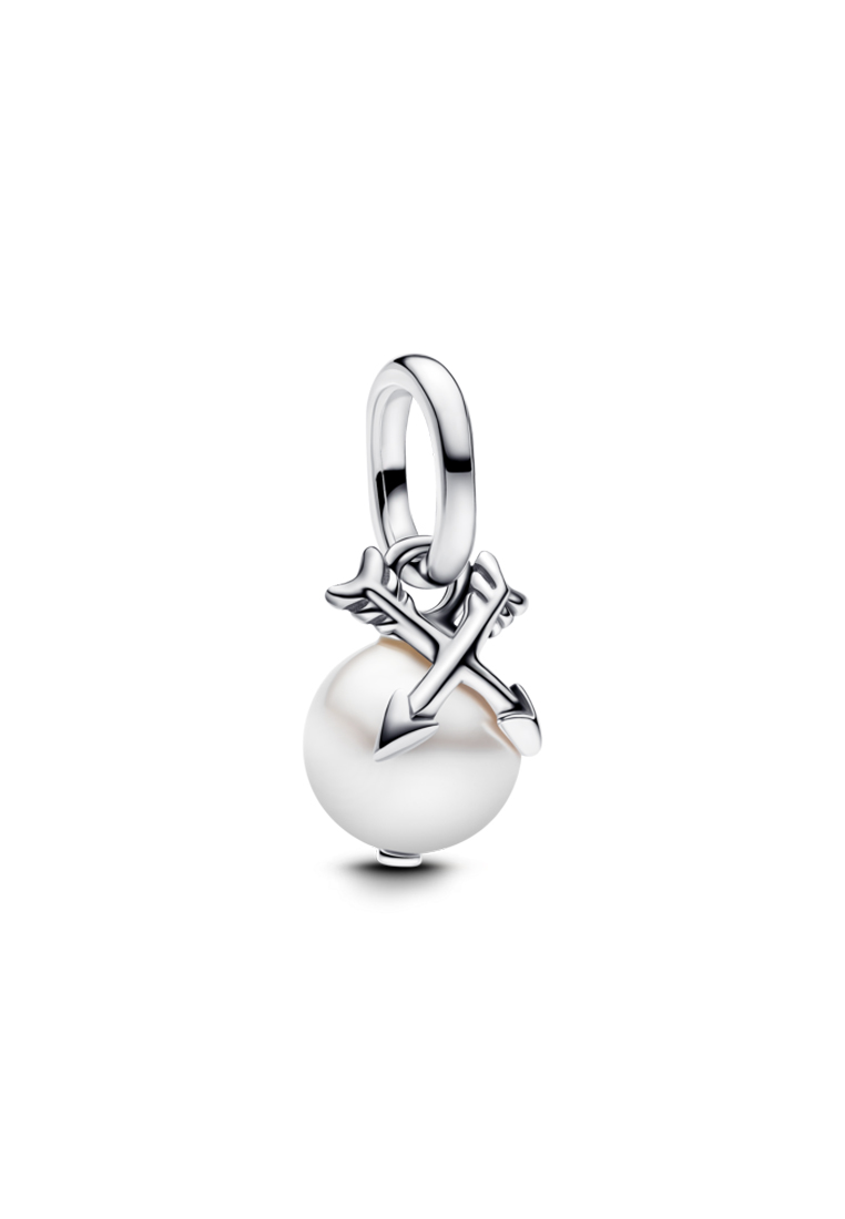 PANDORA Pandora Pearl & Arrows Mini Dangle Charm