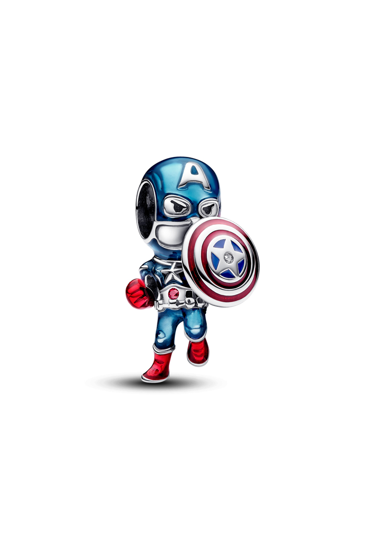 PANDORA Pandora x Marvel The Avengers Captain America Charm