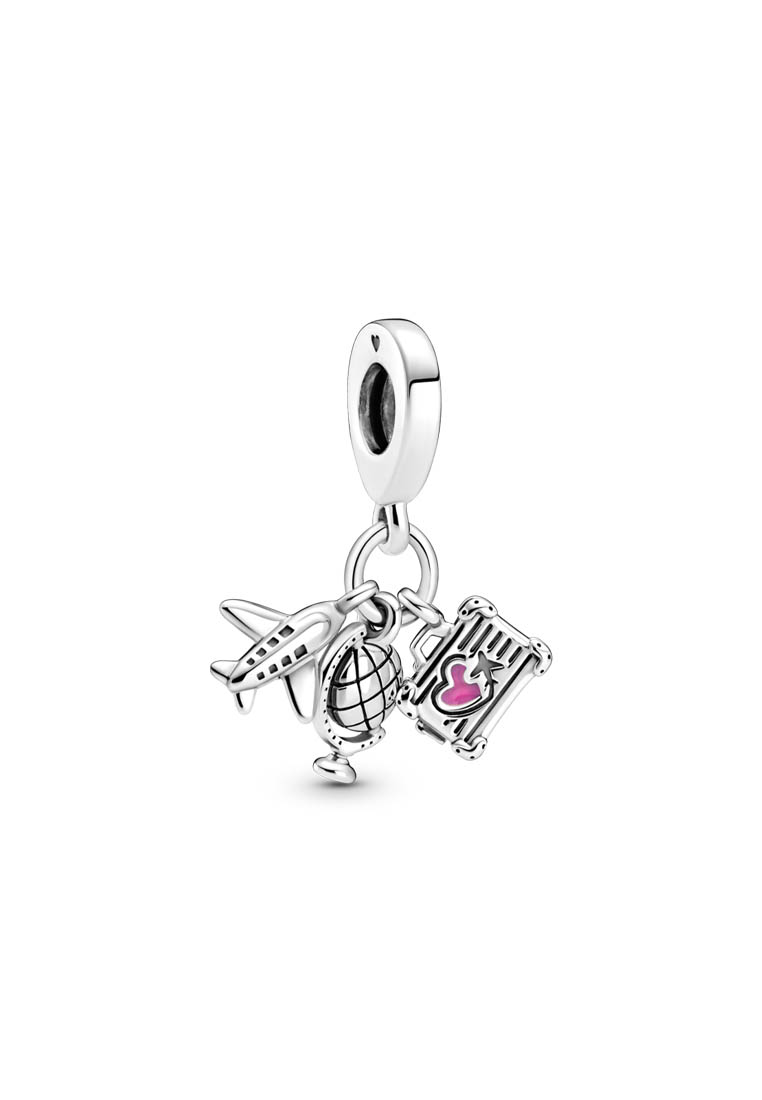 PANDORA Pandora Airplane, Globe & Suitcase Dangle Charm