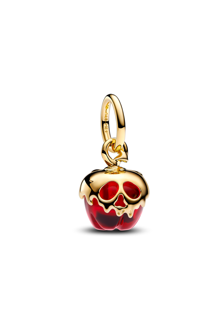 PANDORA Pandora x Disney 14k Gold Plated Villains Evil Queen Apple Dangle Charm