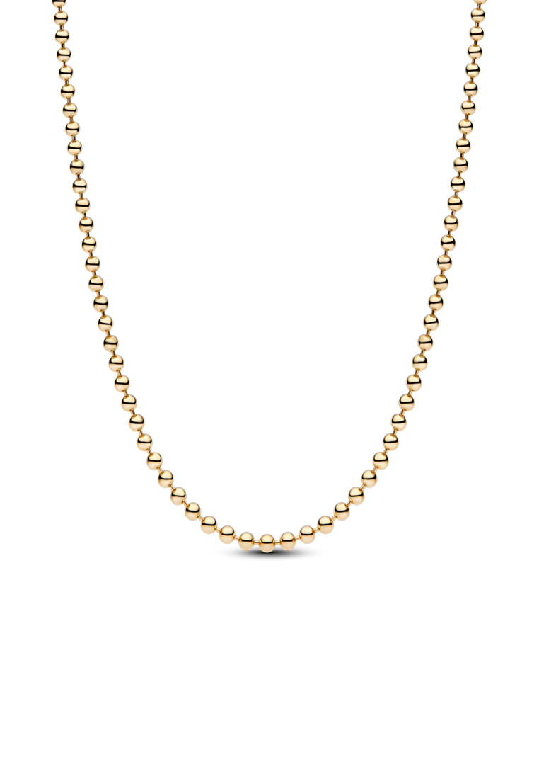 PANDORA Pandora 14K Gold Plated Ball Chain Necklace