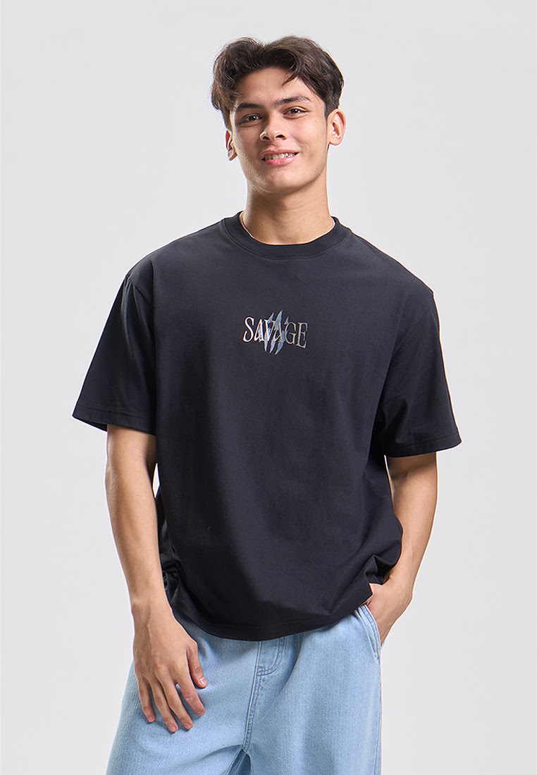 Penshoppe Savage Relaxed Graphic T-shirt