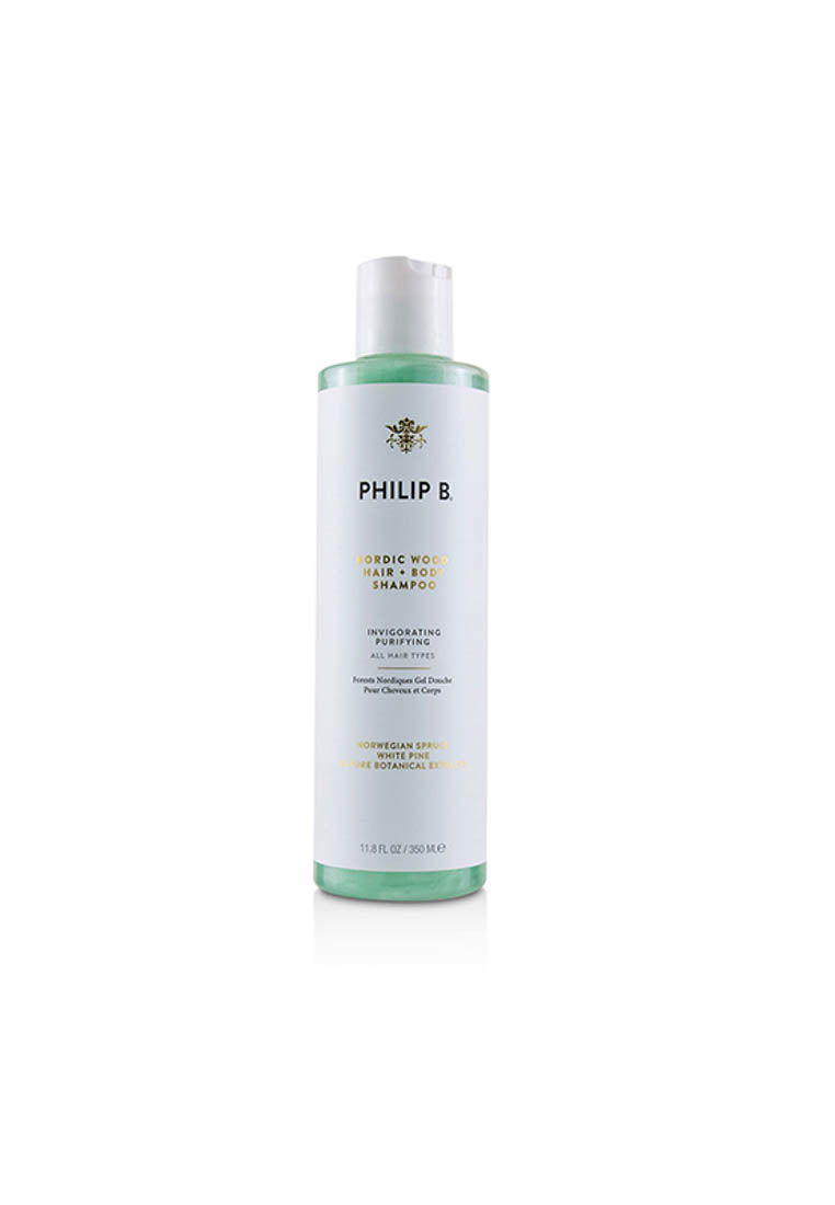 Philip B PHILIP B - Nordic Wood Hair + Body Shampoo (Invigorating Purifying - All Hair Types) 350ml/