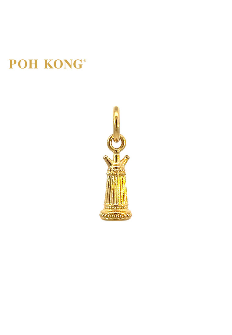 Poh Kong POH KONG 916/22K Yellow Gold Chess Pendant