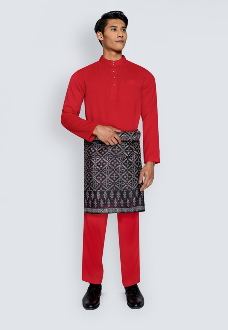 POLO HAUS Polo Haus - Baju Melayu Cekak Musang Slim Fit