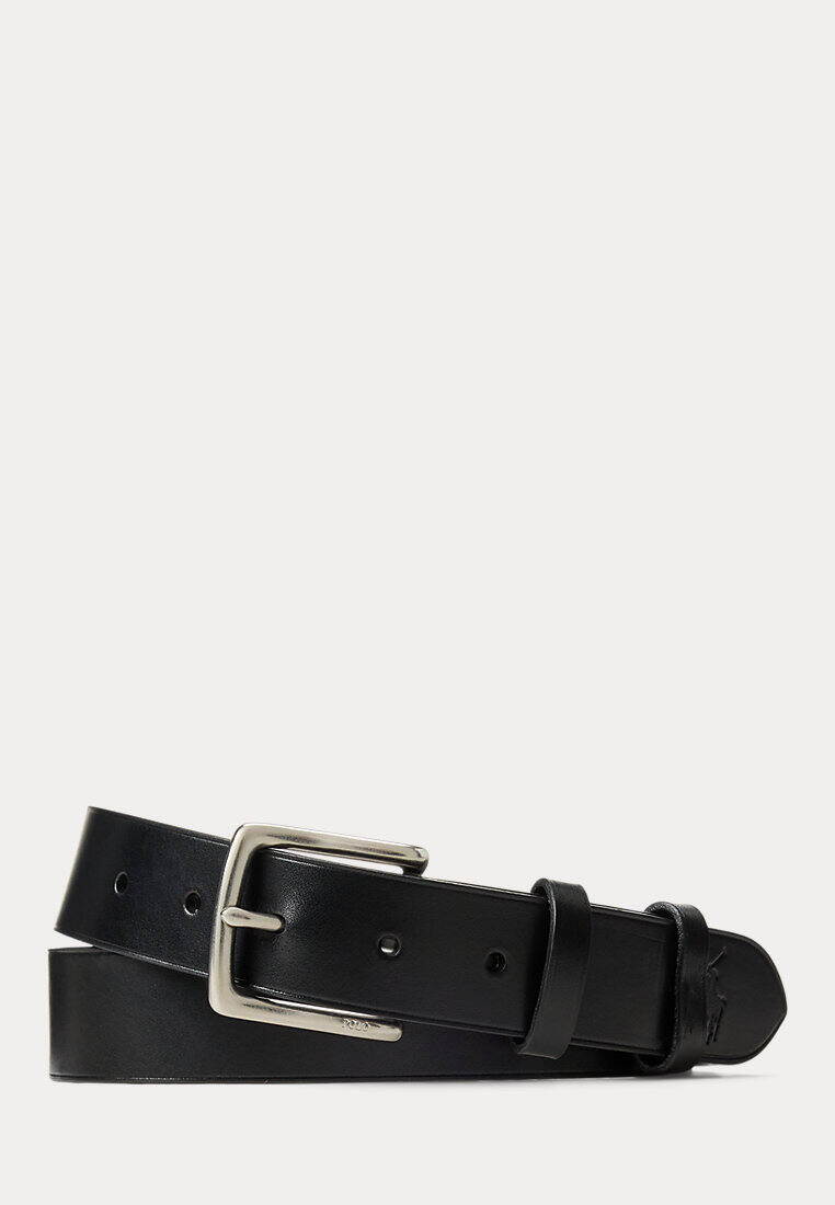Polo Ralph Lauren Logo-Plaque Leather Belt