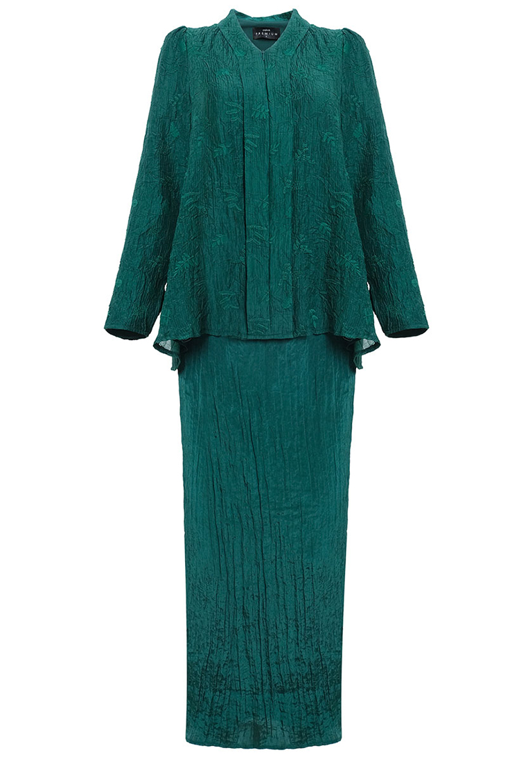 POPLOOK PREMIUM Abadi Blouse & Skirt - Evergreen