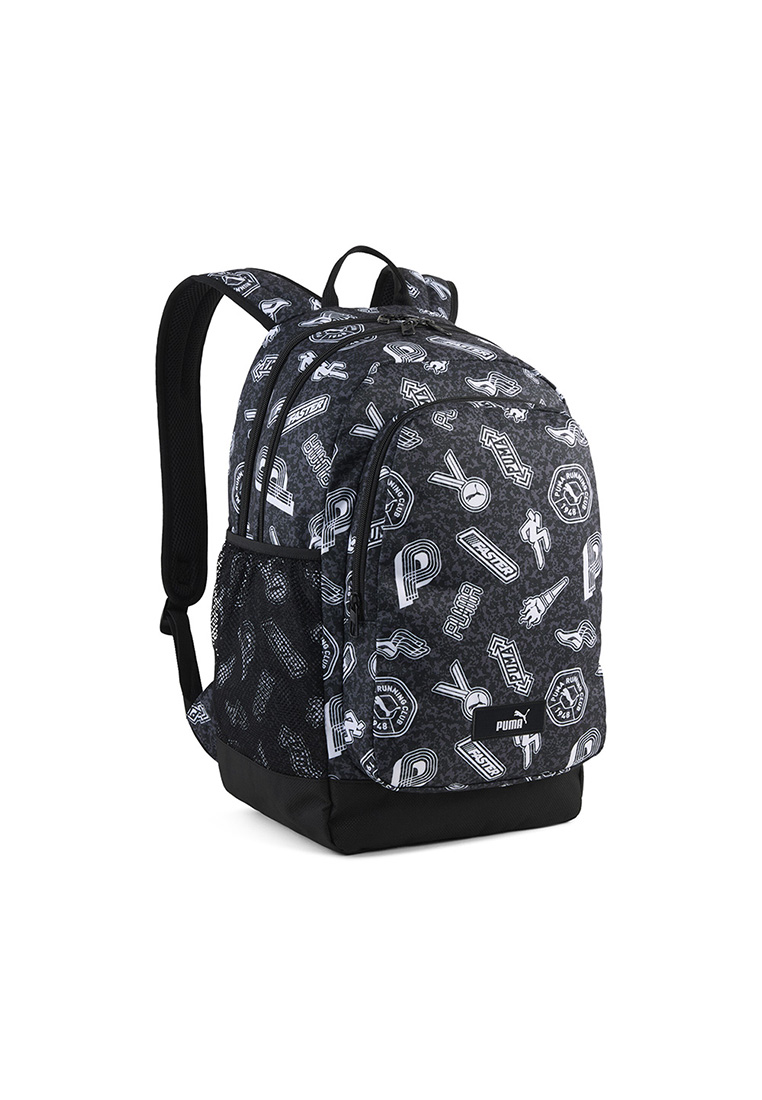 PUMA Unisex Academy 29L All-Over Print Backpack (Black)