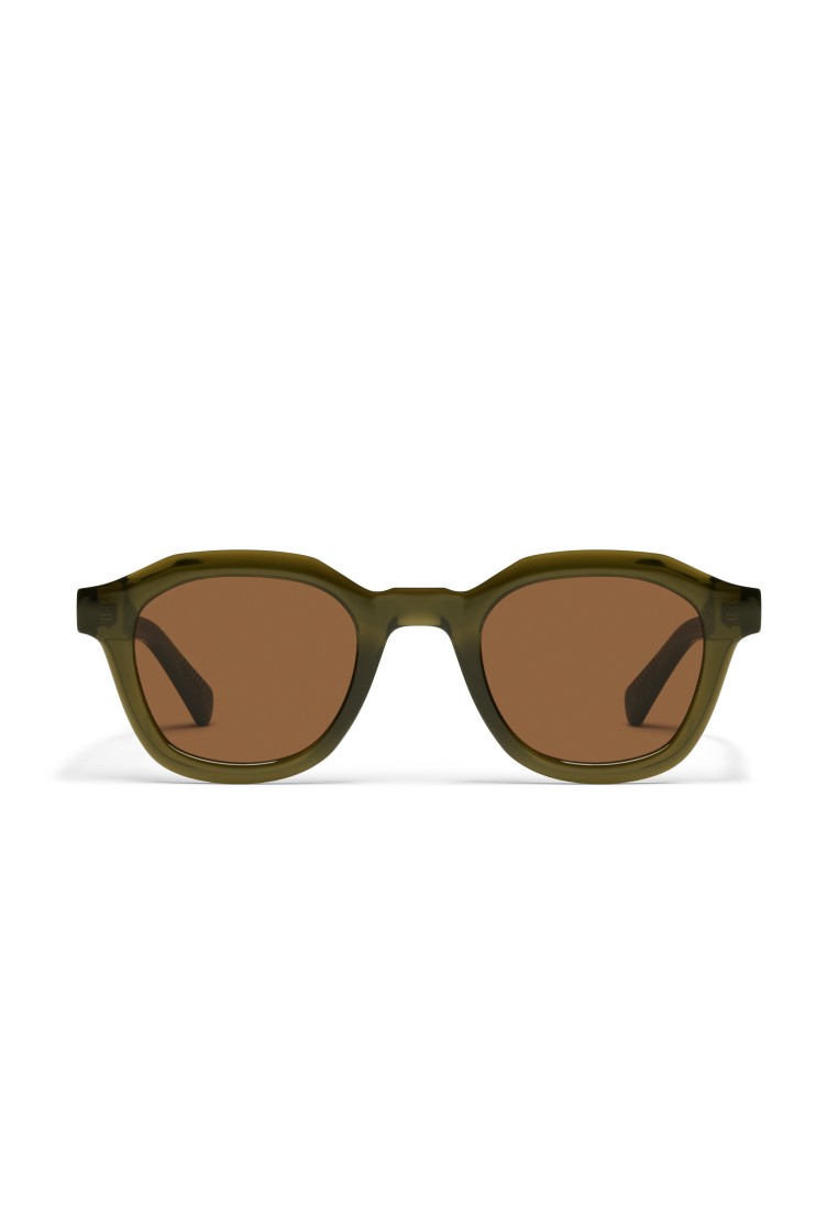 QUAY QUAY Roll Film Sunglasses - Olive/Brown