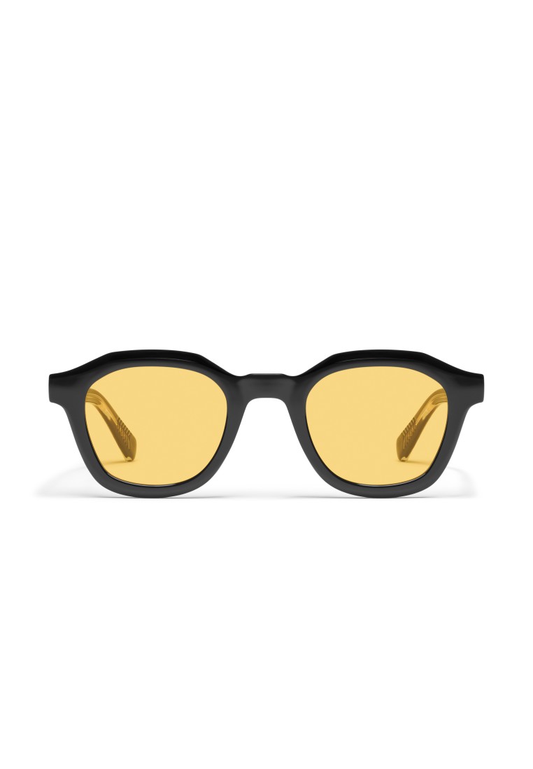 QUAY QUAY Roll Film Sunglasses - Black/Daisy