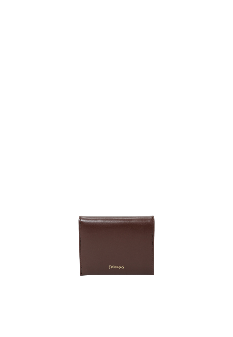 Rabeanco Snap Button Wallet - Cacao