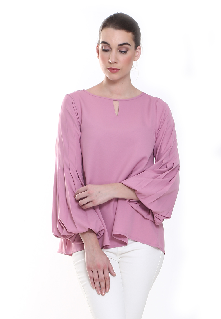 Rina Nichie Basic Belle Top in Pink