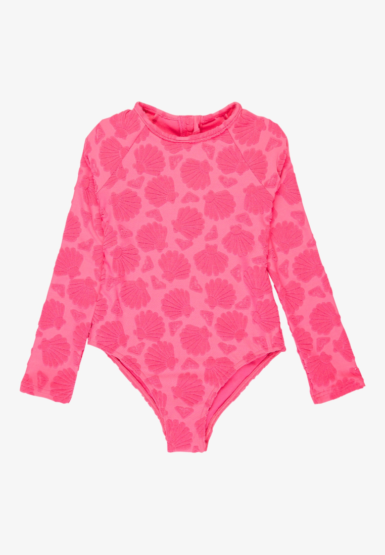 Roxy Girls 2-7 Shell Dream Long Sleeve One-Piece Swimsuit