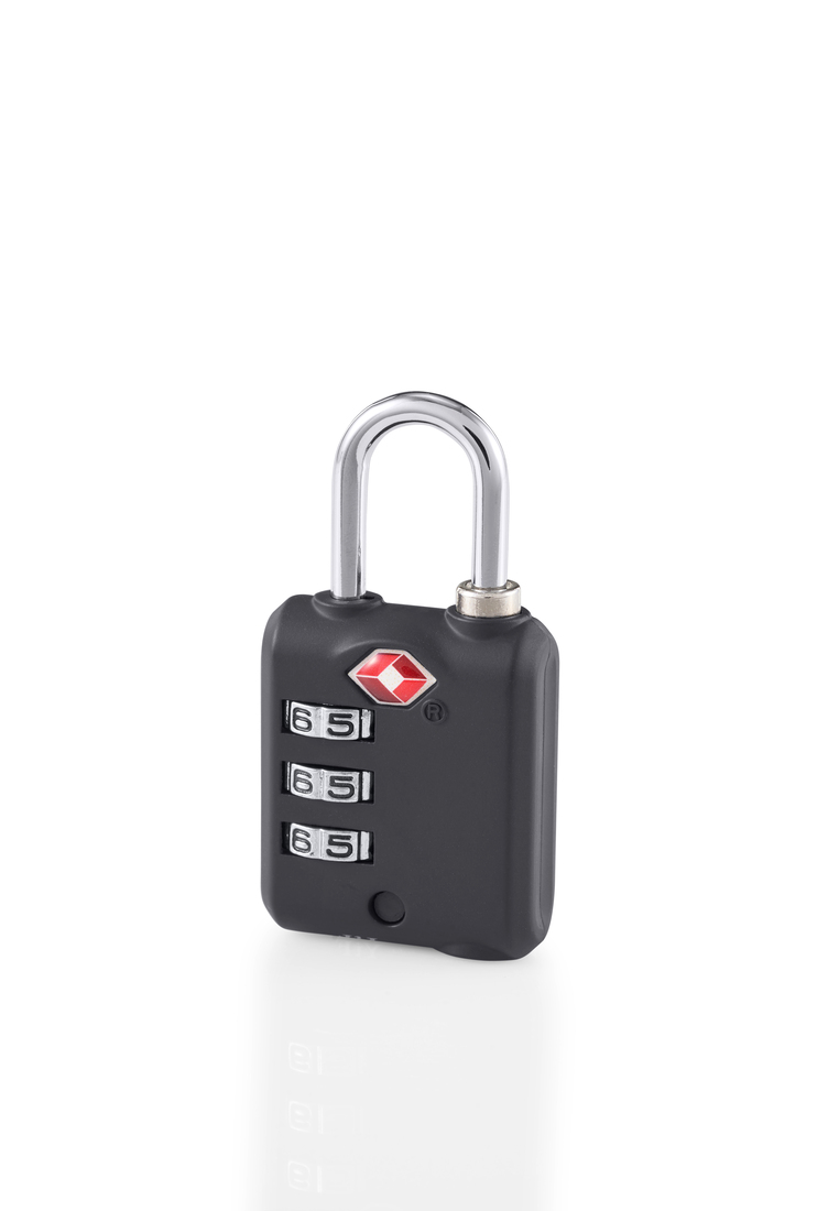Samsonite TRAVEL ESSENTIALS 3.DIAL COMBI LOCK TSA - BLACK