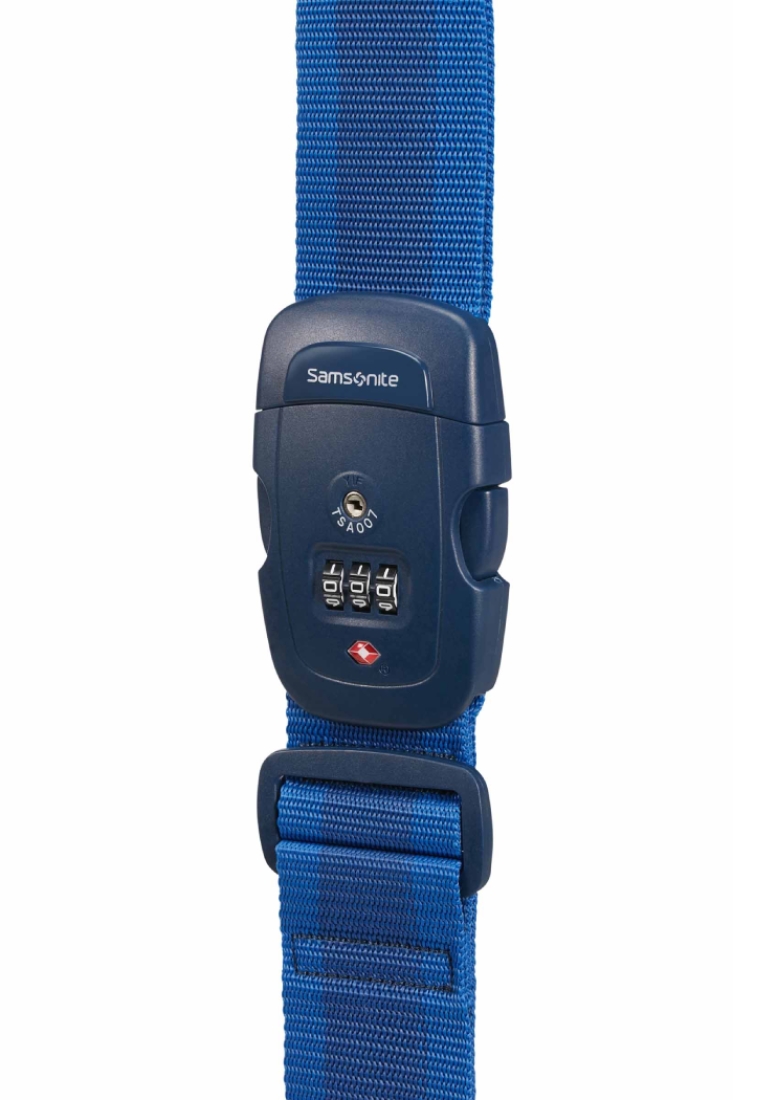 Samsonite TRAVEL ESSENTIALS LUG. STRAP/TSA LOCK 50MM - BLUE