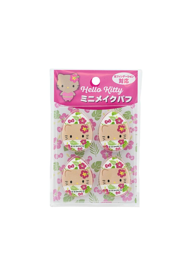Sanrio Sanrio Hello Kitty Mini Make Up Puff (Tanned)(Pink)(4pcs)