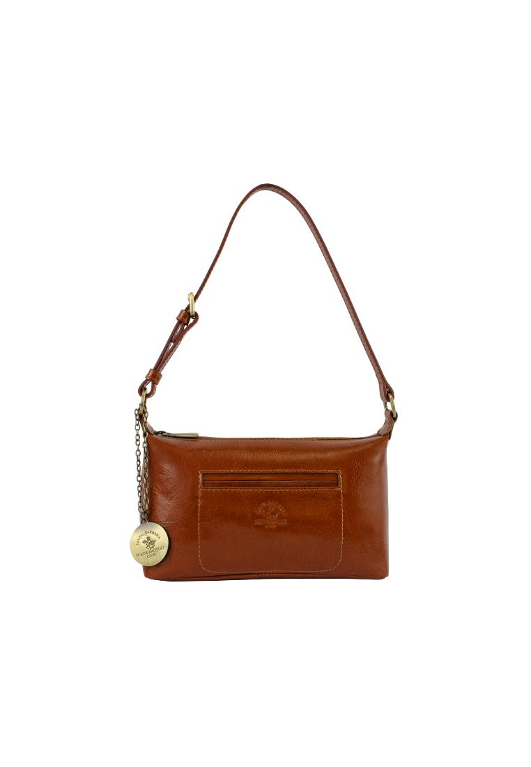 Santa Barbara Polo & Racquet Club Women Oil-Tanned Shoulder Bag 092801-418
