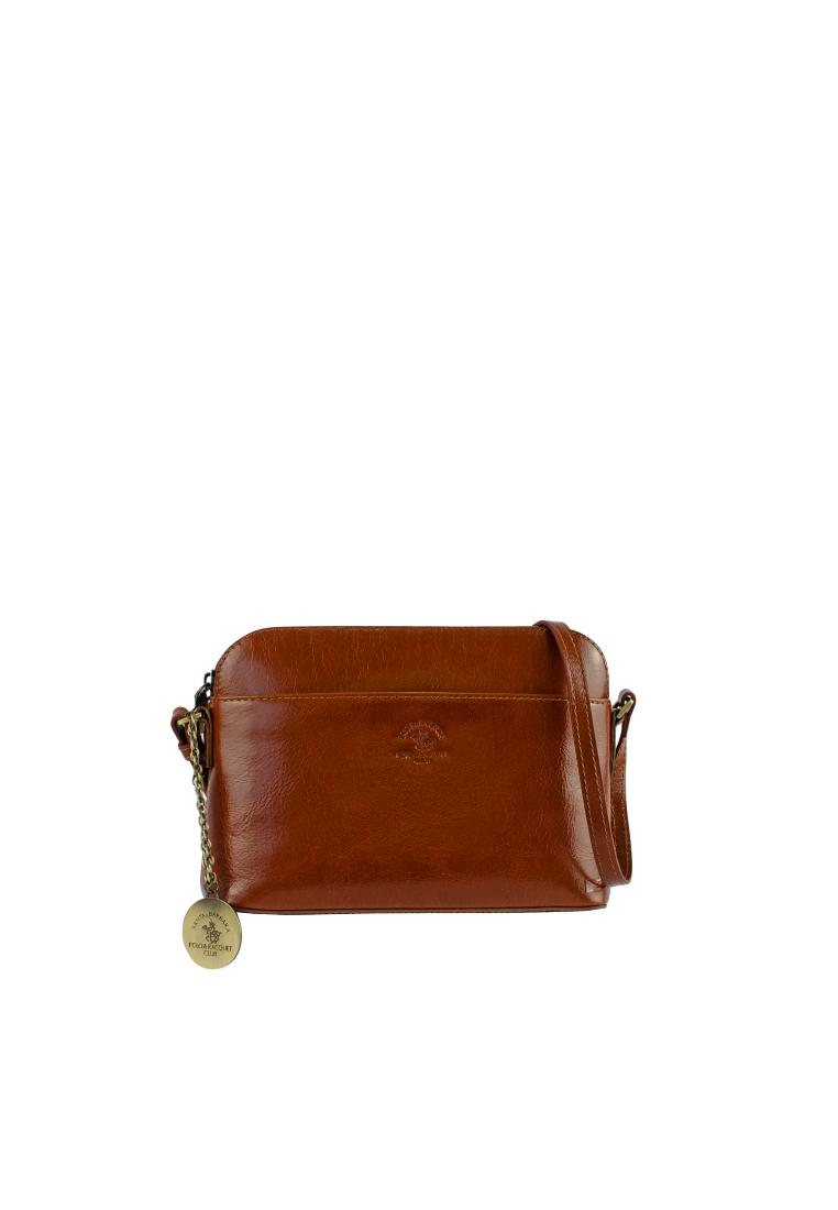 Santa Barbara Polo & Racquet Club Women Oil-Tanned Sling Bag 092801-432