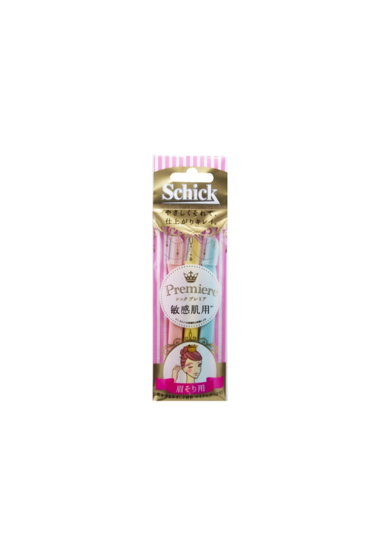 Schick Schick L-Type Eyebrow Razor (For Sensitive Skin) (3pcs)