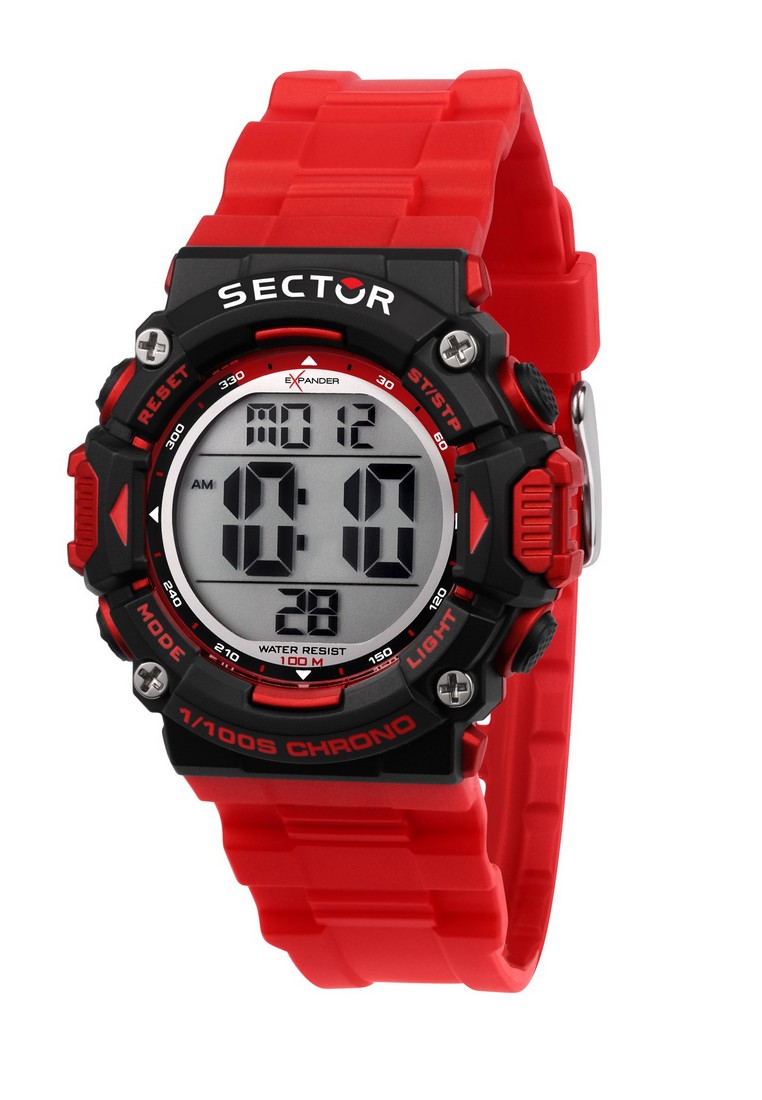 Sector [3 Years Warranty] Sector Ex-32 40mm Case Men's Digital PU Watch R3251544002