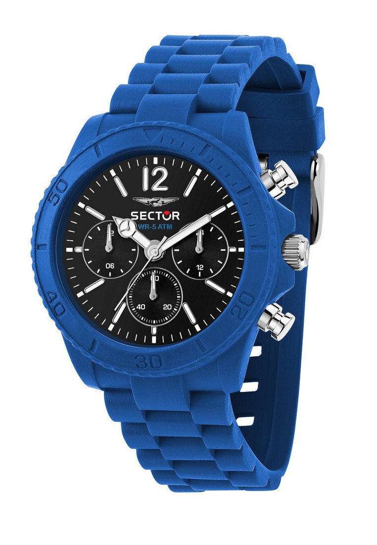Sector [3 Years Warranty] Sector Diver 42mm Case Men's Quartz Silicon Watch R3251549005