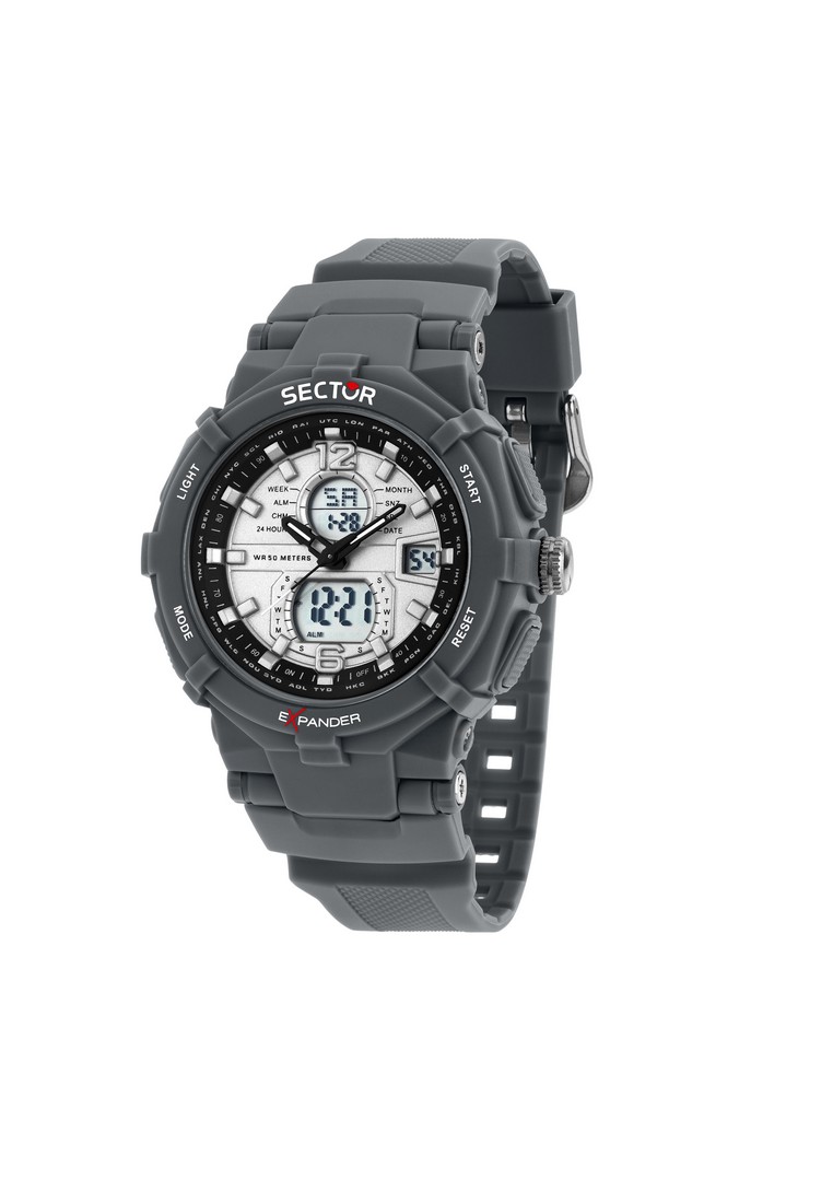 Sector 【2 Years Warranty】 Sector EX-09 50mm Unisex Digital Watch R3251296003