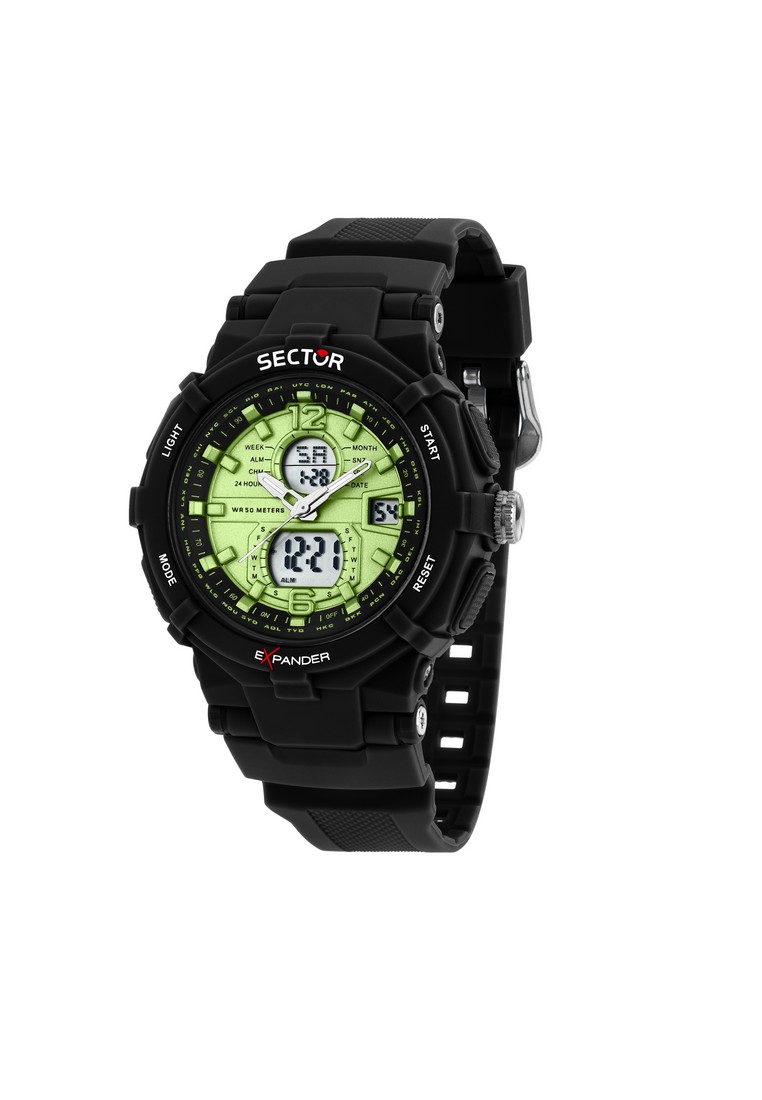 Sector 【2 Years Warranty】 Sector EX-09 50mm Unisex Digital Watch R3251296002