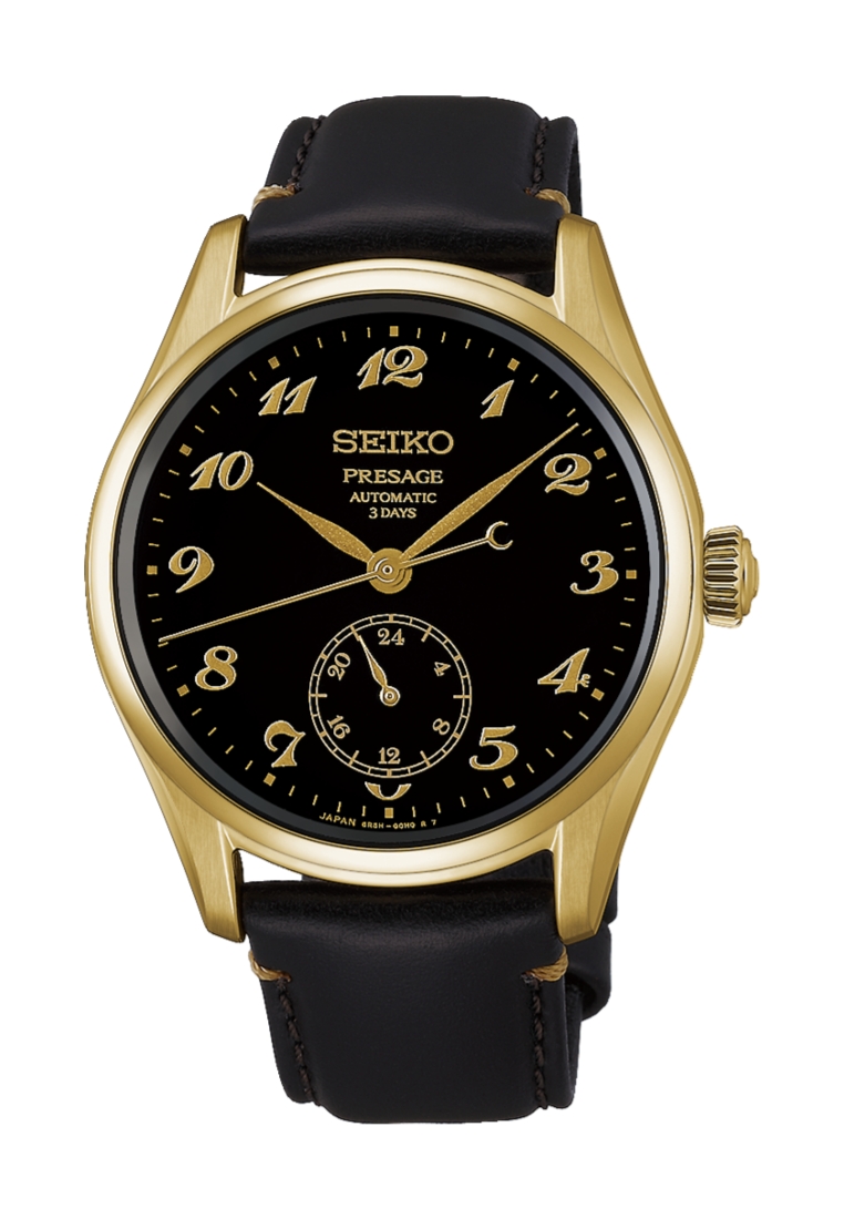 Seiko Seiko Presage Classic Series ‘Craftsmanship’ Urushi Lacquer Laurel Dial Black Cow Leather Band
