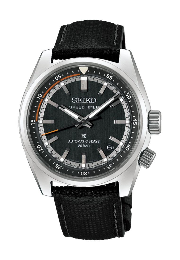 Seiko Seiko Prospex “Heritage Motoring” Countdown Speedtimer in Petrol Blue Dial Cow Leather Band Me