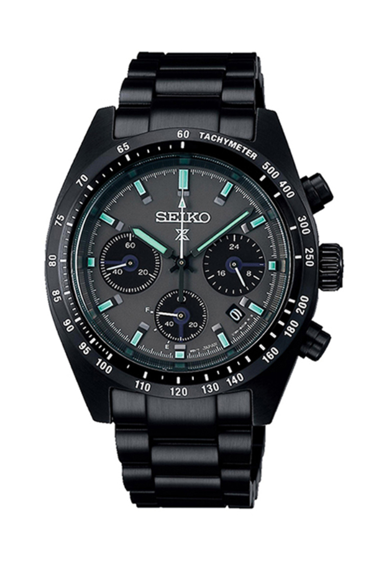 Seiko Prospex Solar ‘Night Vision’ SSC917P Men’s Chronograph Watch – Black Stainless Steel Band