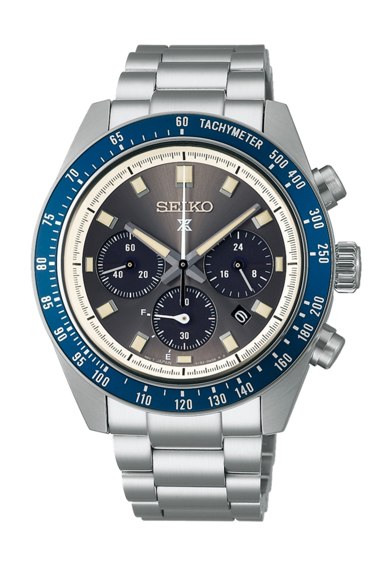 Seiko Seiko Prospex ‘Grand Touring’ Solar Speedtimer Chronograph Grey Dial Stainless Steel Band Quar